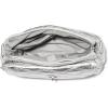 imageBaggallini Calais Crossbody Bags for Women 10x7 Lightweight WaterResistant Travel PurseRFID ProtectionampampInterior OrganizationSilver Metallic Quilt