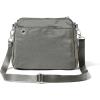 imageBaggallini Calais Crossbody Bags for Women 10x7 Lightweight WaterResistant Travel PurseRFID ProtectionampampInterior OrganizationSterling Shimme