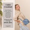 imageBaggallini Calais Crossbody Bags for Women 10x7 Lightweight WaterResistant Travel PurseRFID ProtectionampampInterior OrganizationSterling Shimme