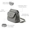 imageBaggallini Calais Crossbody Bags for Women 10x7 Lightweight WaterResistant Travel PurseRFID ProtectionampampInterior OrganizationSterling Shimme