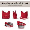 imageBaggallini Criss Cross 10x11 Crossbody Women Lightweight WaterResistant Nylon Travel Bag WRFID ampamp Quick Access PocketsApple