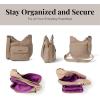 imageBaggallini Criss Cross 10x11 Crossbody Women Lightweight WaterResistant Nylon Travel Bag WRFID ampamp Quick Access PocketsBeach