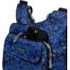 imageBaggallini Criss Cross 10x11 Crossbody Women Lightweight WaterResistant Nylon Travel Bag WRFID ampamp Quick Access PocketsInk Hydrangea