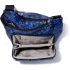 imageBaggallini Criss Cross 10x11 Crossbody Women Lightweight WaterResistant Nylon Travel Bag WRFID ampamp Quick Access PocketsInk Hydrangea