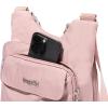 imageBaggallini Criss Cross 10x11 Crossbody Women Lightweight WaterResistant Nylon Travel Bag WRFID ampamp Quick Access PocketsWoodrose