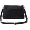 imageBaggallini Original Everyday 11x 75 Crossbody Bags for Women RFID Protected Washable Lightweight Nylon Zippered Travel PurseBlack Python Emboss