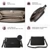 imageBaggallini Original Everyday 11x 75 Crossbody Bags for Women RFID Protected Washable Lightweight Nylon Zippered Travel PurseBlack Quilt