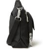 imageBaggallini Original Everyday 11x 75 Crossbody Bags for Women RFID Protected Washable Lightweight Nylon Zippered Travel PurseBlack With Sand Lining