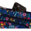 imageBaggallini Original Everyday 11x 75 Crossbody Bags for Women RFID Protected Washable Lightweight Nylon Zippered Travel PurseFlower Market