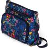 imageBaggallini Original Everyday 11x 75 Crossbody Bags for Women RFID Protected Washable Lightweight Nylon Zippered Travel PurseFlower Market