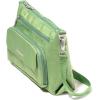 imageBaggallini Original Everyday 11x 75 Crossbody Bags for Women RFID Protected Washable Lightweight Nylon Zippered Travel PurseMoss