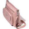 imageBaggallini Original Everyday 11x 75 Crossbody Bags for Women RFID Protected Washable Lightweight Nylon Zippered Travel PurseWoodrose