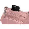 imageBaggallini Original Everyday 11x 75 Crossbody Bags for Women RFID Protected Washable Lightweight Nylon Zippered Travel PurseWoodrose