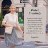 imageBaggallini Pocket Crossbody Bags for Women 8x8 Small Lightweight Durable Nylon Waterresistant Travel Purse WRfid WristletFlamingo