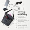 imageBaggallini Pocket Crossbody Bags for Women 8x8 Small Lightweight Durable Nylon Waterresistant Travel Purse WRfid WristletLapis