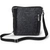 imageBaggallini Pocket Crossbody Bags for Women 8x8 Small Lightweight Durable Nylon Waterresistant Travel Purse WRfid WristletMidnight Blossom
