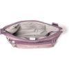 imageBaggallini Pocket Crossbody Bags for Women 8x8 Small Lightweight Durable Nylon Waterresistant Travel Purse WRfid WristletMisty Purple