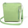 imageBaggallini Pocket Crossbody Bags for Women 8x8 Small Lightweight Durable Nylon Waterresistant Travel Purse WRfid WristletMoss