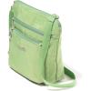 imageBaggallini Pocket Crossbody Bags for Women 8x8 Small Lightweight Durable Nylon Waterresistant Travel Purse WRfid WristletMoss