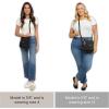 imageBaggallini Pocket Crossbody Bags for Women 8x8 Small Lightweight Durable Nylon Waterresistant Travel Purse WRfid WristletPacific