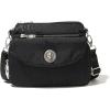 imageBaggallini Calais Crossbody Bags for Women 10x7 Lightweight WaterResistant Travel PurseRFID ProtectionampampInterior OrganizationBlack Cheetah Emboss