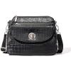 imageBaggallini Calais Crossbody Bags for Women 10x7 Lightweight WaterResistant Travel PurseRFID ProtectionampampInterior OrganizationBlack Croc Jacquard