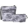Grey Camo Print