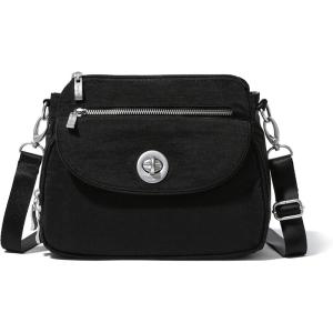 imageBaggallini Calais Crossbody Bags for Women 10x7 Lightweight WaterResistant Travel PurseRFID ProtectionampampInterior OrganizationBlack