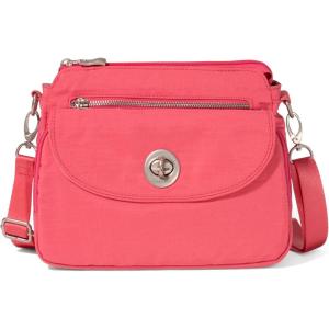 imageBaggallini Calais Crossbody Bags for Women 10x7 Lightweight WaterResistant Travel PurseRFID ProtectionampampInterior OrganizationFlamingo