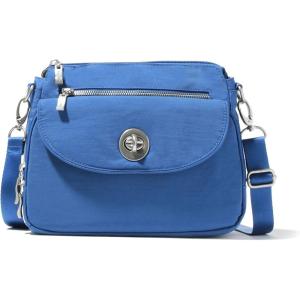 imageBaggallini Calais Crossbody Bags for Women 10x7 Lightweight WaterResistant Travel PurseRFID ProtectionampampInterior OrganizationLapis