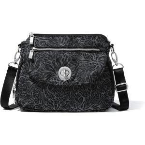 imageBaggallini Calais Crossbody Bags for Women 10x7 Lightweight WaterResistant Travel PurseRFID ProtectionampampInterior OrganizationMidnight Blossom
