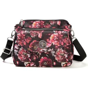 imageBaggallini Calais Crossbody Bags for Women 10x7 Lightweight WaterResistant Travel PurseRFID ProtectionampampInterior OrganizationPeony Bloom