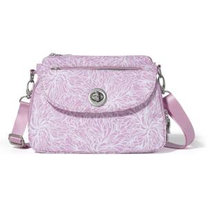 imageBaggallini Calais Crossbody Bags for Women 10x7 Lightweight WaterResistant Travel PurseRFID ProtectionampampInterior OrganizationPink Blossom