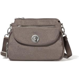 imageBaggallini Calais Crossbody Bags for Women 10x7 Lightweight WaterResistant Travel PurseRFID ProtectionampampInterior OrganizationPortbello Shimmer