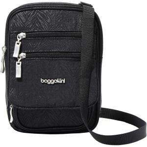 imageBaggallini Journey Crossbody Bags for Women 9x6 Small Lightweight Travel Handbag WRFIDBlack Zebra