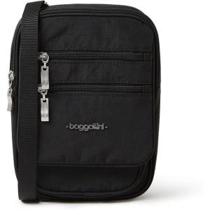 imageBaggallini Journey Crossbody Bags for Women 9x6 Small Lightweight Travel Handbag WRFIDBlackSand