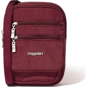 imageBaggallini Journey Crossbody Bags for Women 9x6 Small Lightweight Travel Handbag WRFIDDark Cherry