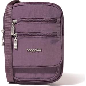 imageBaggallini Journey Crossbody Bags for Women 9x6 Small Lightweight Travel Handbag WRFIDMisty Purple