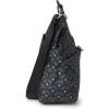 imageBaggallini Cross Over Crossbody Women 11x85 Medium Travel Bag Lightweight WaterResistant Nylon Organized Handbag PurseBlack Diamond Print