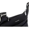 imageBaggallini Cross Over Crossbody Women 11x85 Medium Travel Bag Lightweight WaterResistant Nylon Organized Handbag PurseBlack Python Emboss