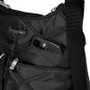 imageBaggallini Cross Over Crossbody Women 11x85 Medium Travel Bag Lightweight WaterResistant Nylon Organized Handbag PurseBlack Quilt