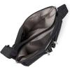imageBaggallini Cross Over Crossbody Women 11x85 Medium Travel Bag Lightweight WaterResistant Nylon Organized Handbag PurseBlack With Sand Lining