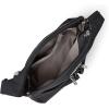 imageBaggallini Cross Over Crossbody Women 11x85 Medium Travel Bag Lightweight WaterResistant Nylon Organized Handbag PurseBlack With Sand Lining
