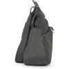 imageBaggallini Cross Over Crossbody Women 11x85 Medium Travel Bag Lightweight WaterResistant Nylon Organized Handbag PurseCharcoal