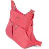 imageBaggallini Cross Over Crossbody Women 11x85 Medium Travel Bag Lightweight WaterResistant Nylon Organized Handbag PurseFlamingo
