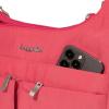 imageBaggallini Cross Over Crossbody Women 11x85 Medium Travel Bag Lightweight WaterResistant Nylon Organized Handbag PurseFlamingo