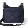imageBaggallini Cross Over Crossbody Women 11x85 Medium Travel Bag Lightweight WaterResistant Nylon Organized Handbag PurseFrench Navy Quilt