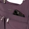 imageBaggallini Cross Over Crossbody Women 11x85 Medium Travel Bag Lightweight WaterResistant Nylon Organized Handbag PurseMisty Purple