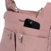 imageBaggallini Cross Over Crossbody Women 11x85 Medium Travel Bag Lightweight WaterResistant Nylon Organized Handbag PurseWoodrose