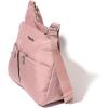 imageBaggallini Cross Over Crossbody Women 11x85 Medium Travel Bag Lightweight WaterResistant Nylon Organized Handbag PurseWoodrose